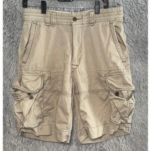 Polo Ralph Lauren Classic Chino Cargo Shorts Khaki Mens Size 32